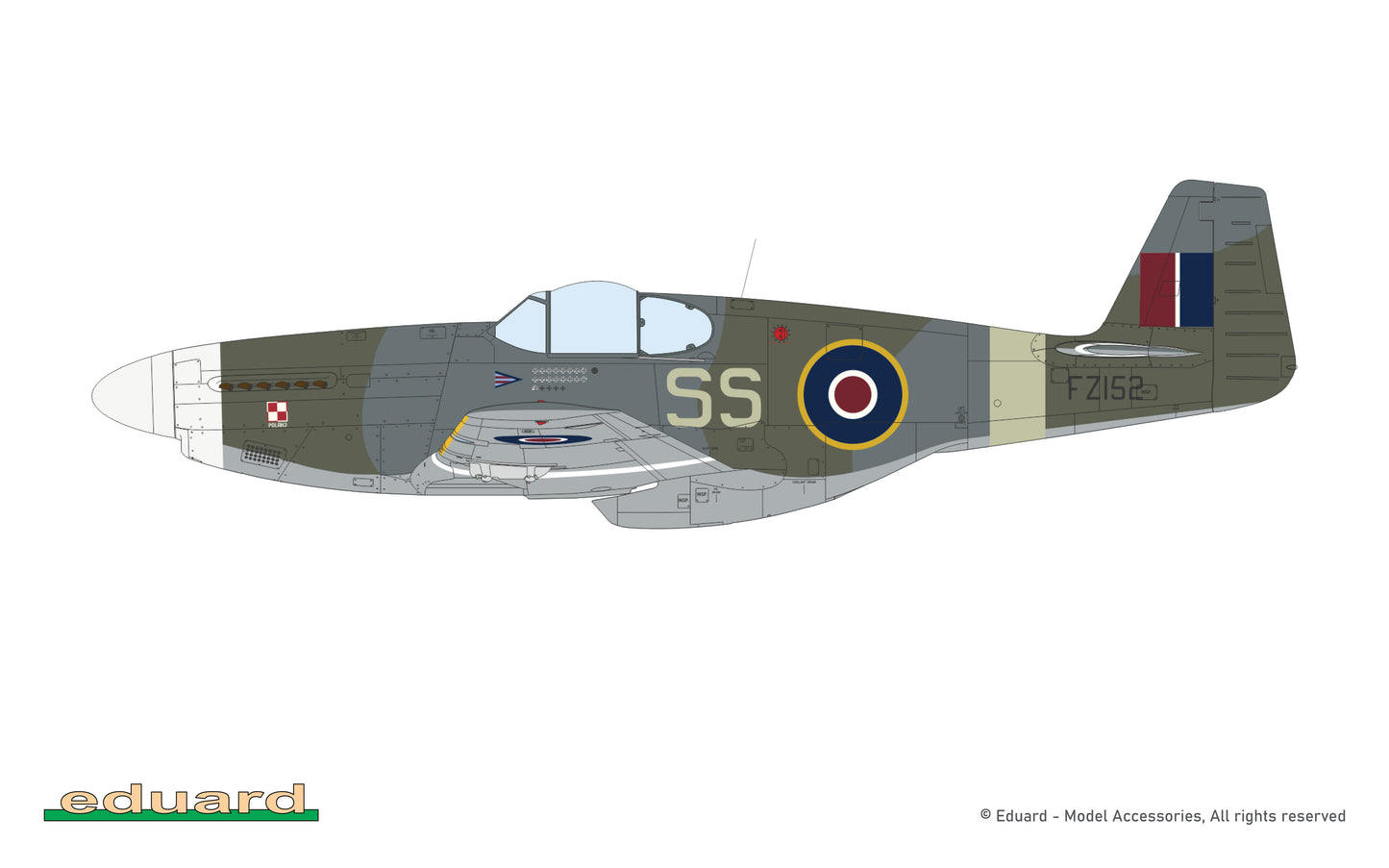 Eduard kits 82109 1:48 North-American Mustang Mk.III  ProfiPACK edition