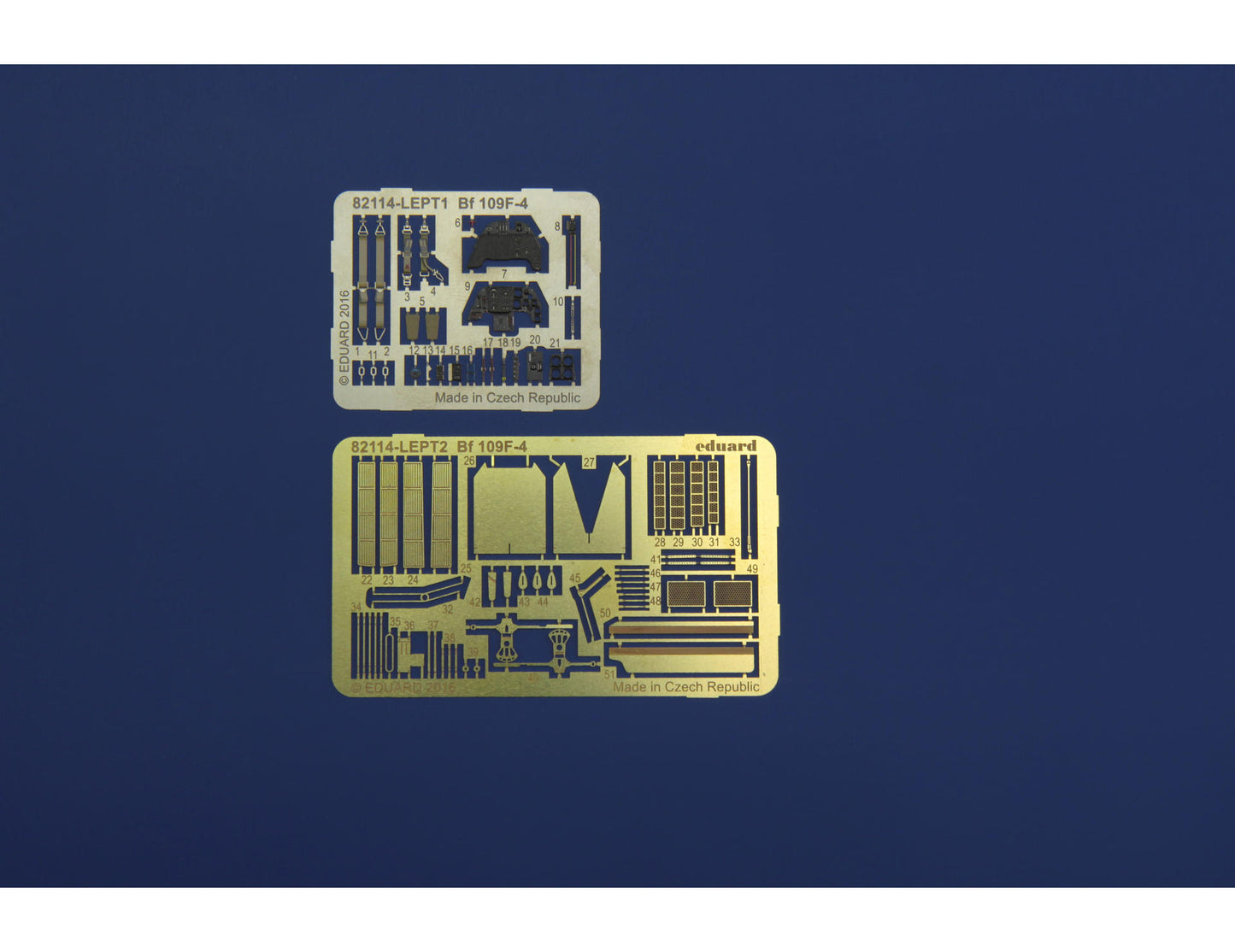 Eduard kits 82114 1:48 Messerschmitt Bf-109F-4  ProfiPACK edition