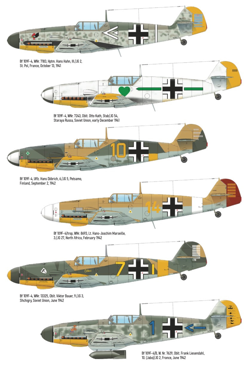 Eduard kits 82114 1:48 Messerschmitt Bf-109F-4  ProfiPACK edition