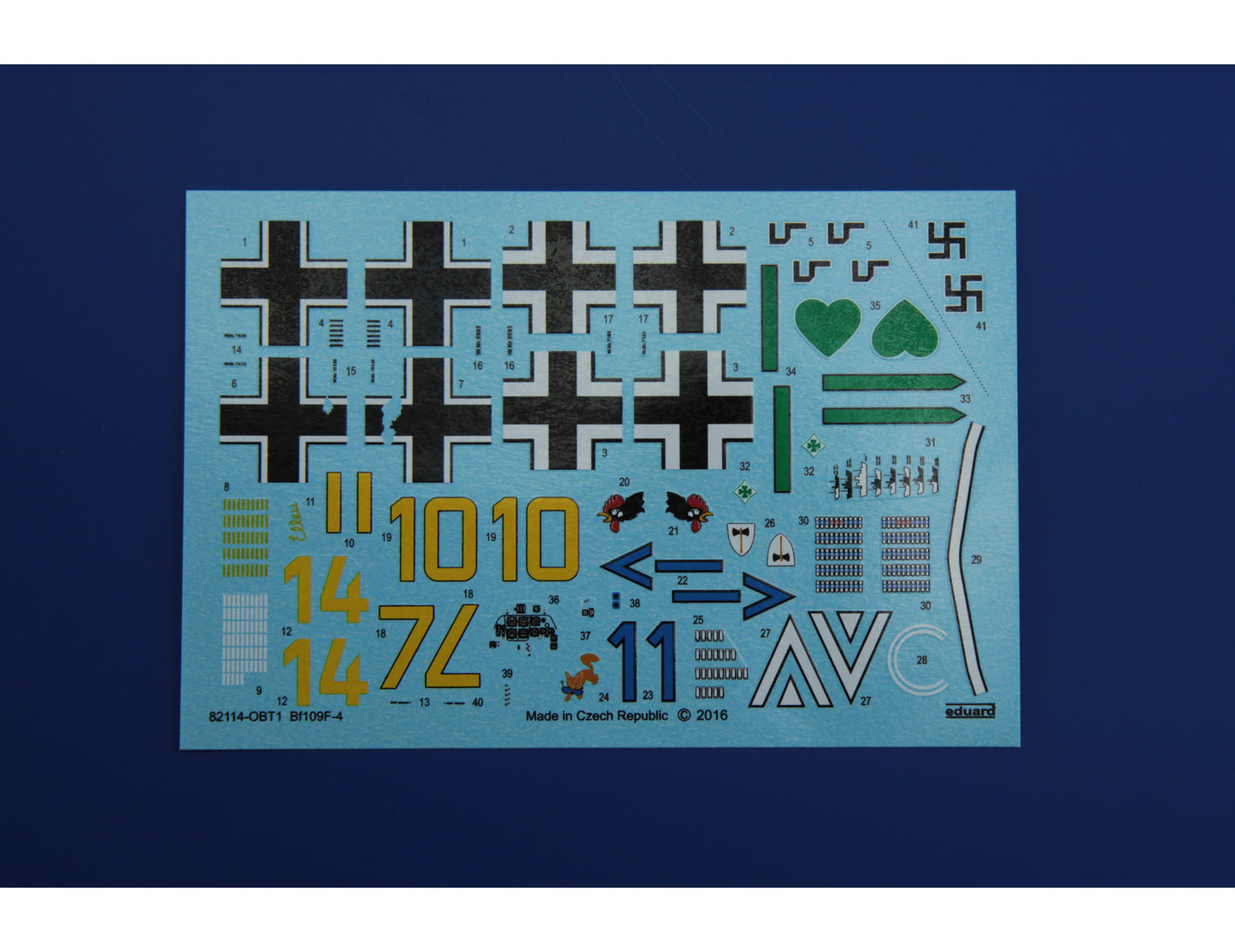 Eduard kits 82114 1:48 Messerschmitt Bf-109F-4  ProfiPACK edition