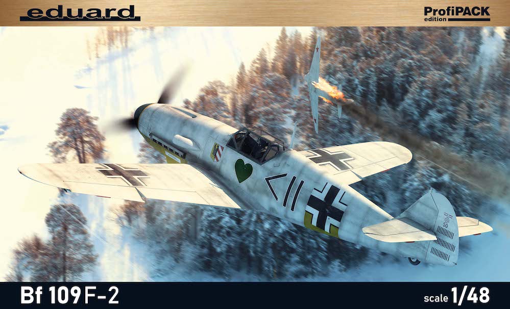 Eduard kits 82115 1:48 Messerschmitt Bf109 F-2 ProfiPack