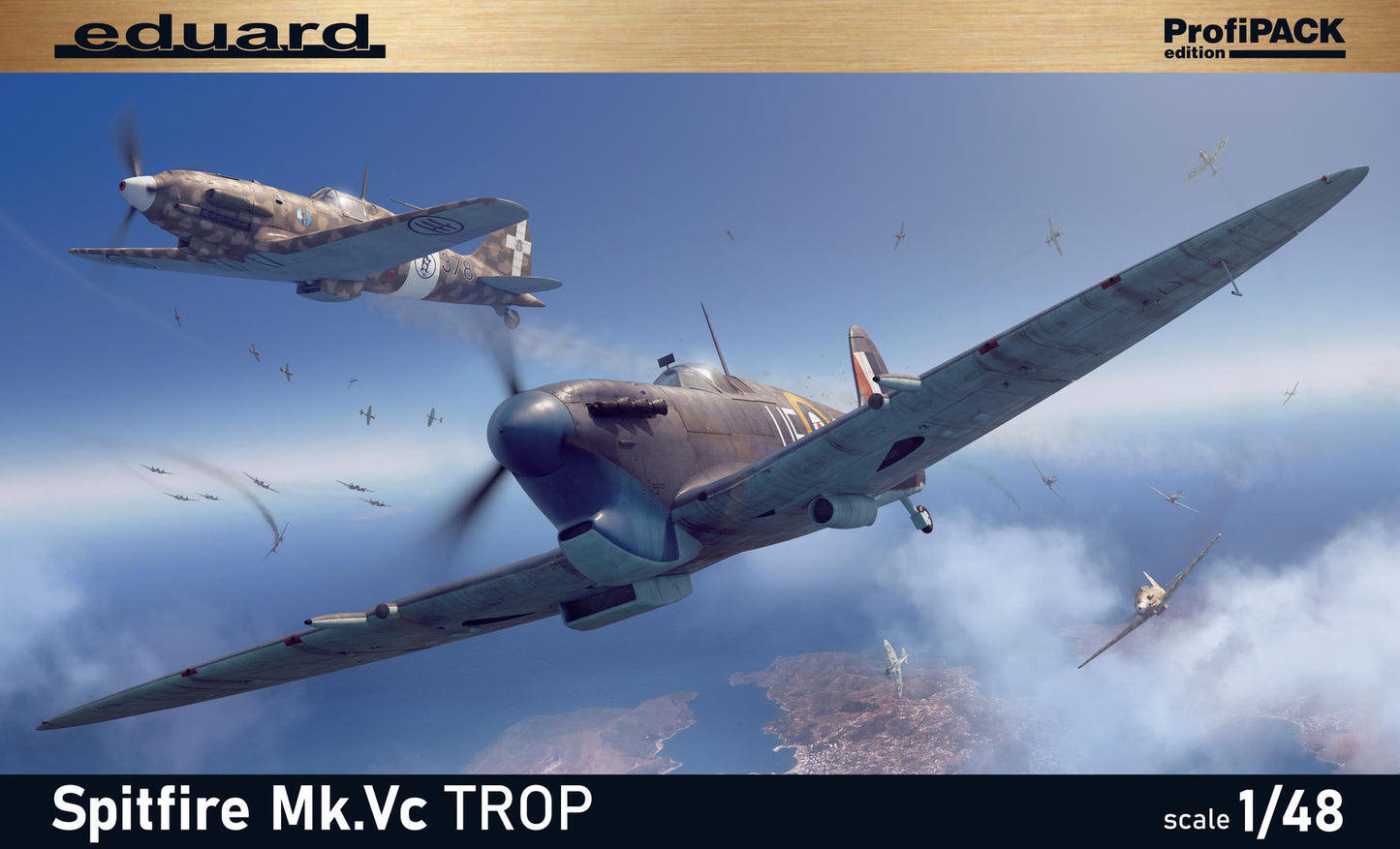 Eduard 82126 1:48 Supermarine Spitfire Mk.Vc TROP ProfiPACK Edition