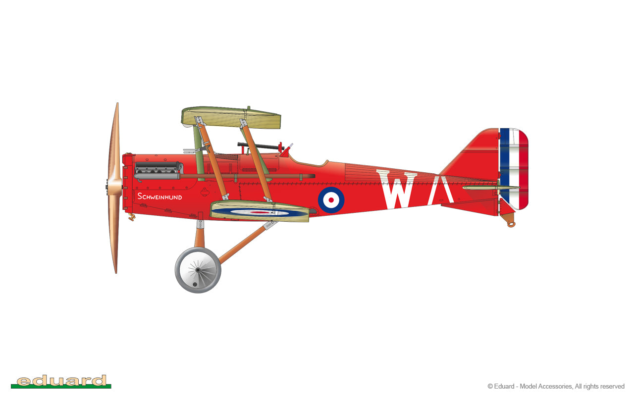 Eduard kits 82131 1:48 Royal_Aircraft_Factory S.E.5a Wolseley Viper Profipack