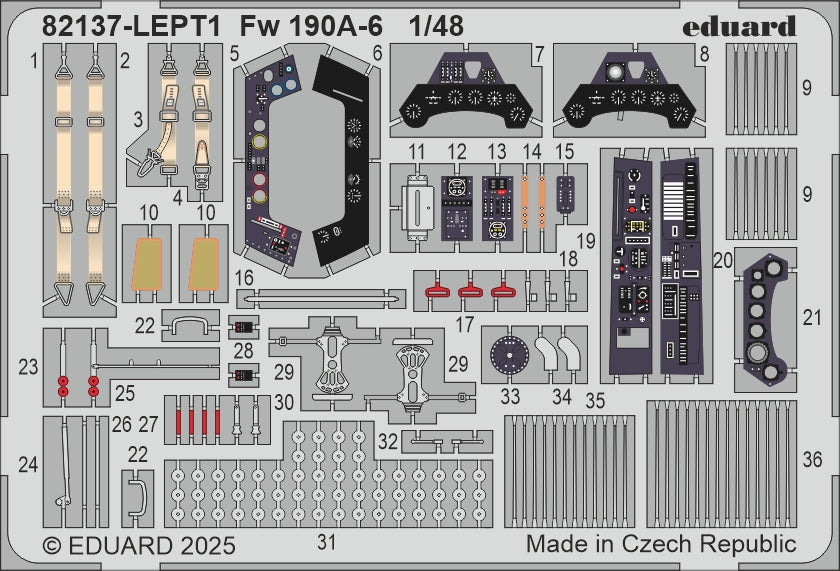 Eduard kits 82137 1:48 Focke-Wulf Fw-190A-6 The ProfiPACK edition
