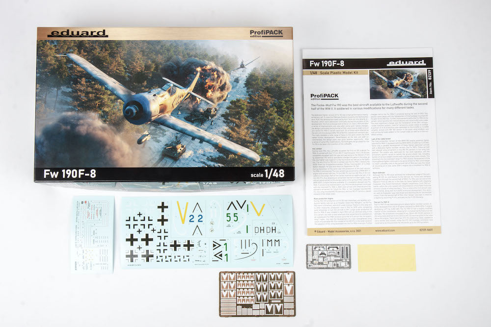 Eduard kits 82139 1:48 Focke-Wulf Fw-190F-8 Profipack edition