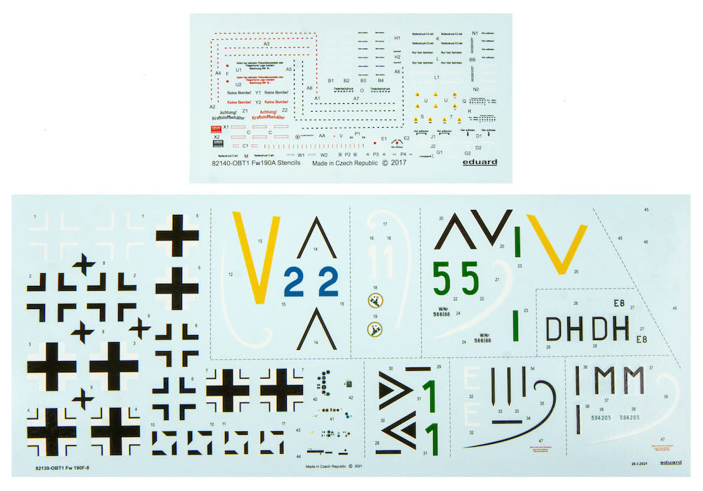 Eduard kits 82139 1:48 Focke-Wulf Fw-190F-8 Profipack edition