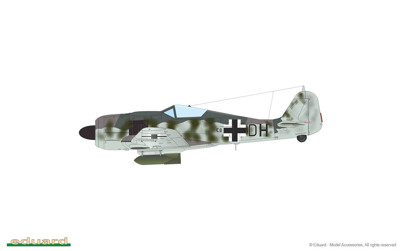 Eduard kits 82139 1:48 Focke-Wulf Fw-190F-8 Profipack edition