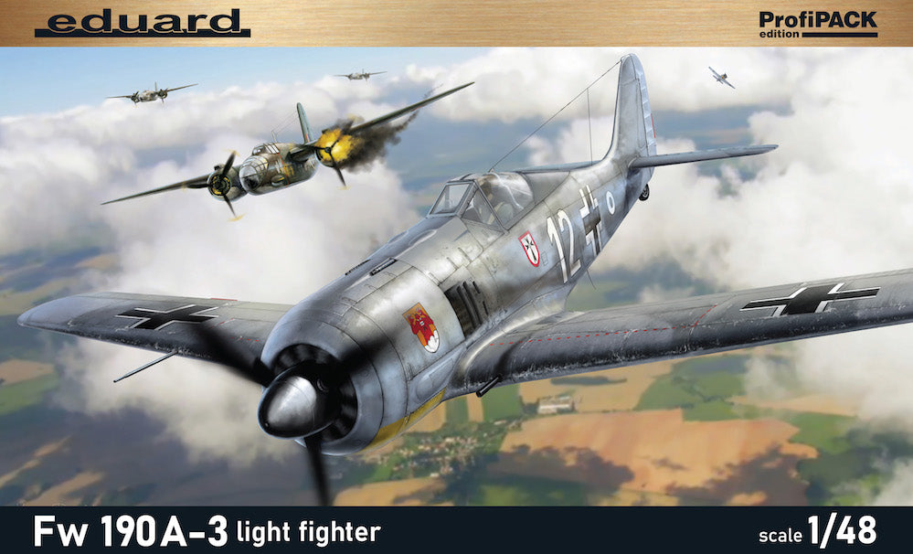 Eduard 82141 1:48 Focke-Wulf Fw-190A-3 Light Fighter ProfiPACK Edition