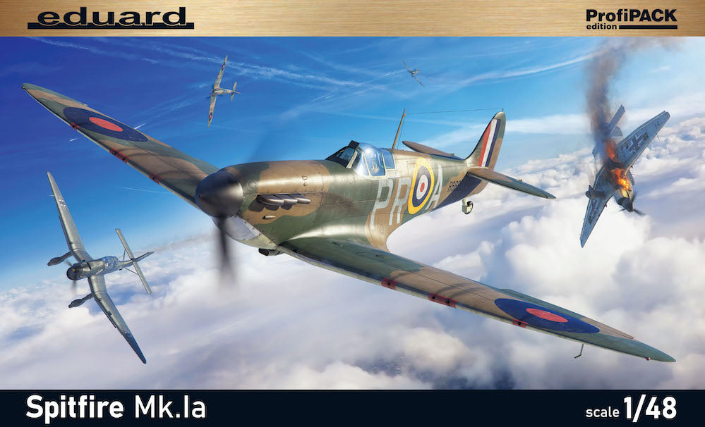 Eduard kits 82151 1:48 Supermarine Spitfire Mk.Ia - The ProfiPACK Edition