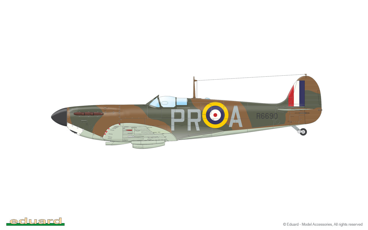 Eduard kits 82151 1:48 Supermarine Spitfire Mk.Ia - The ProfiPACK Edition