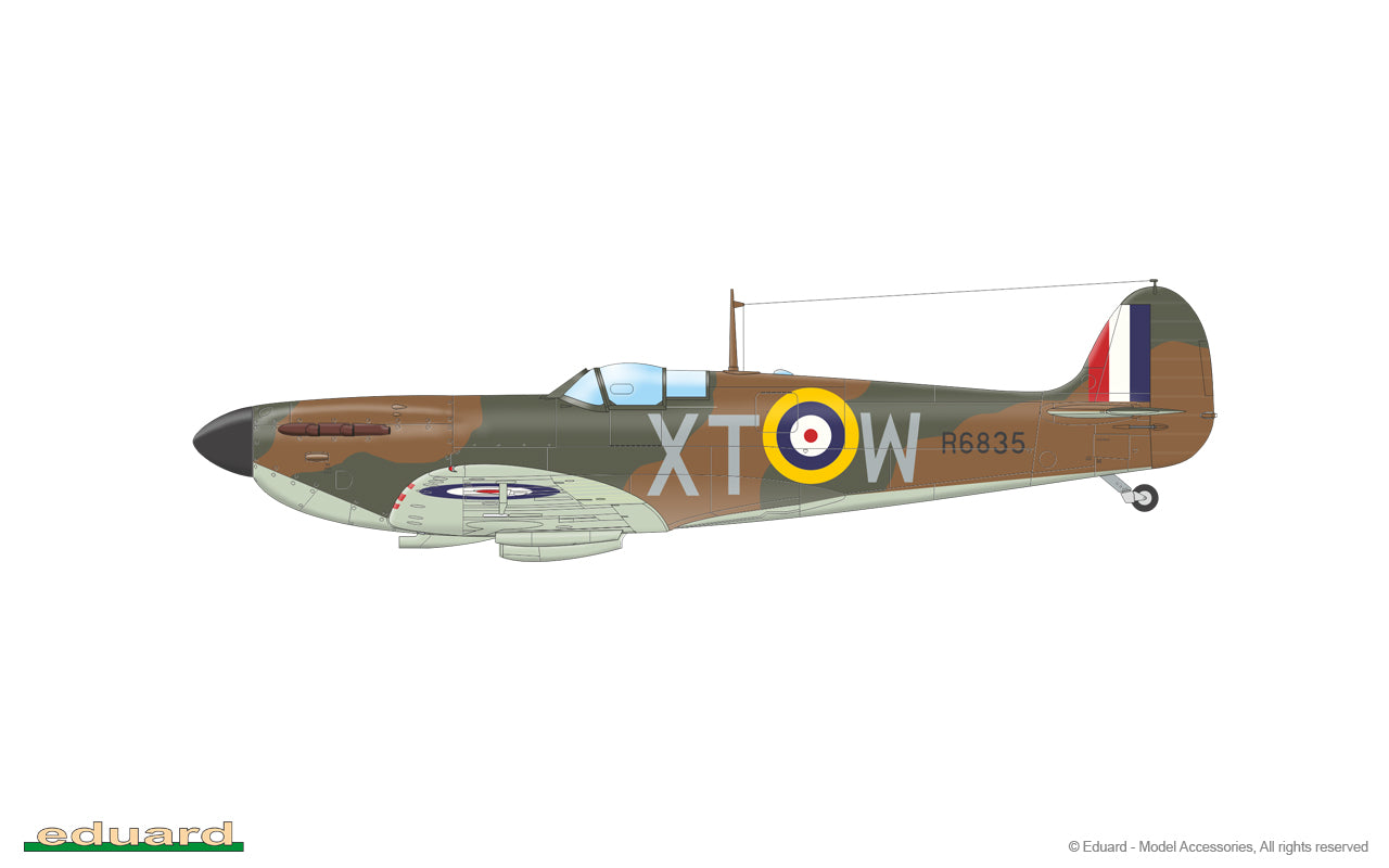 Eduard kits 82151 1:48 Supermarine Spitfire Mk.Ia - The ProfiPACK Edition