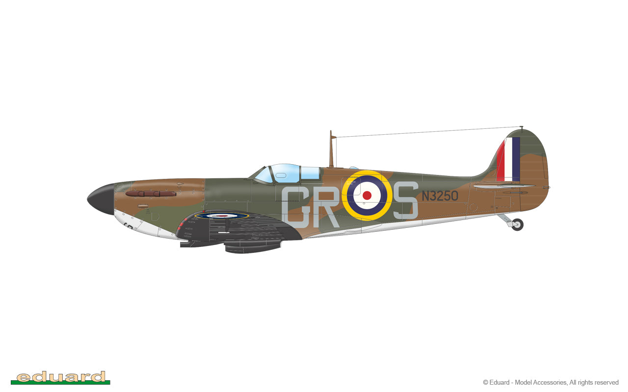 Eduard kits 82151 1:48 Supermarine Spitfire Mk.Ia - The ProfiPACK Edition