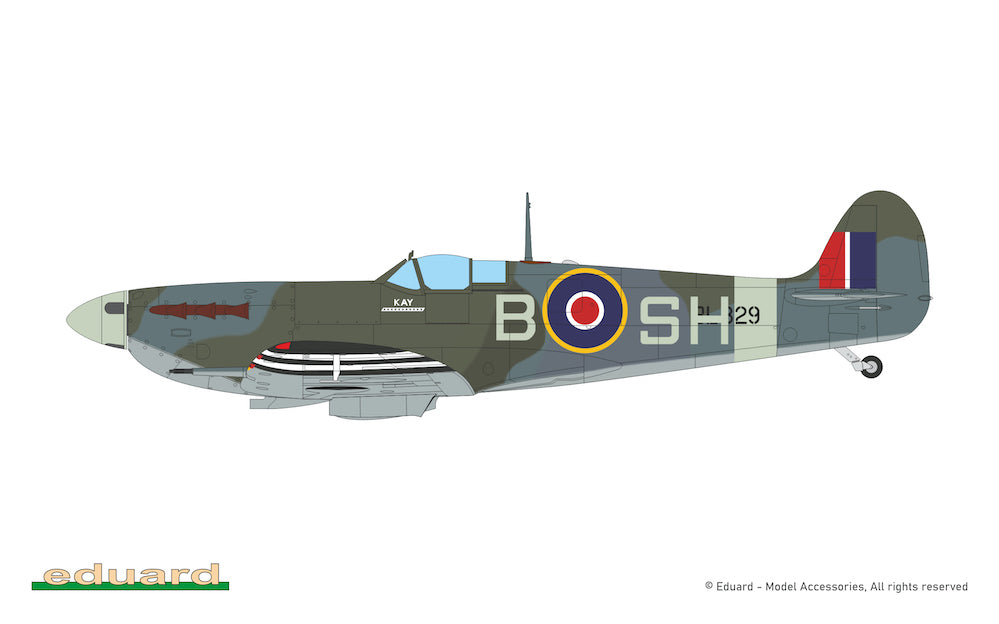 Eduard kits 82157 1:48 Supermarine Spitfire Mk.Vb mid