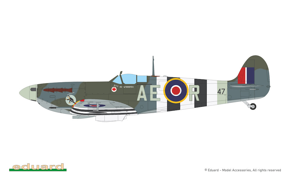 Eduard kits 82157 1:48 Supermarine Spitfire Mk.Vb mid