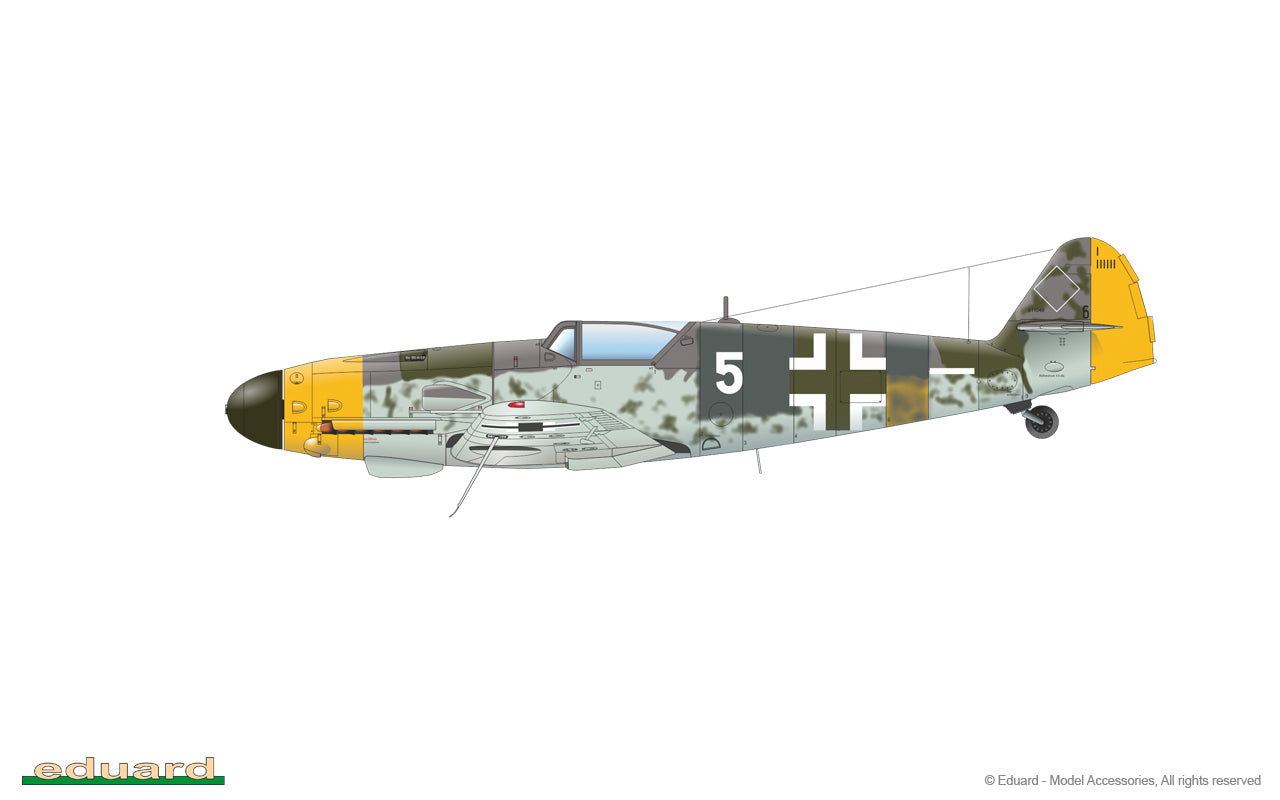 Eduard kits 82161 1:48 Messerschmitt Bf-109G-10 WNF/Diana ProfiPACK edition