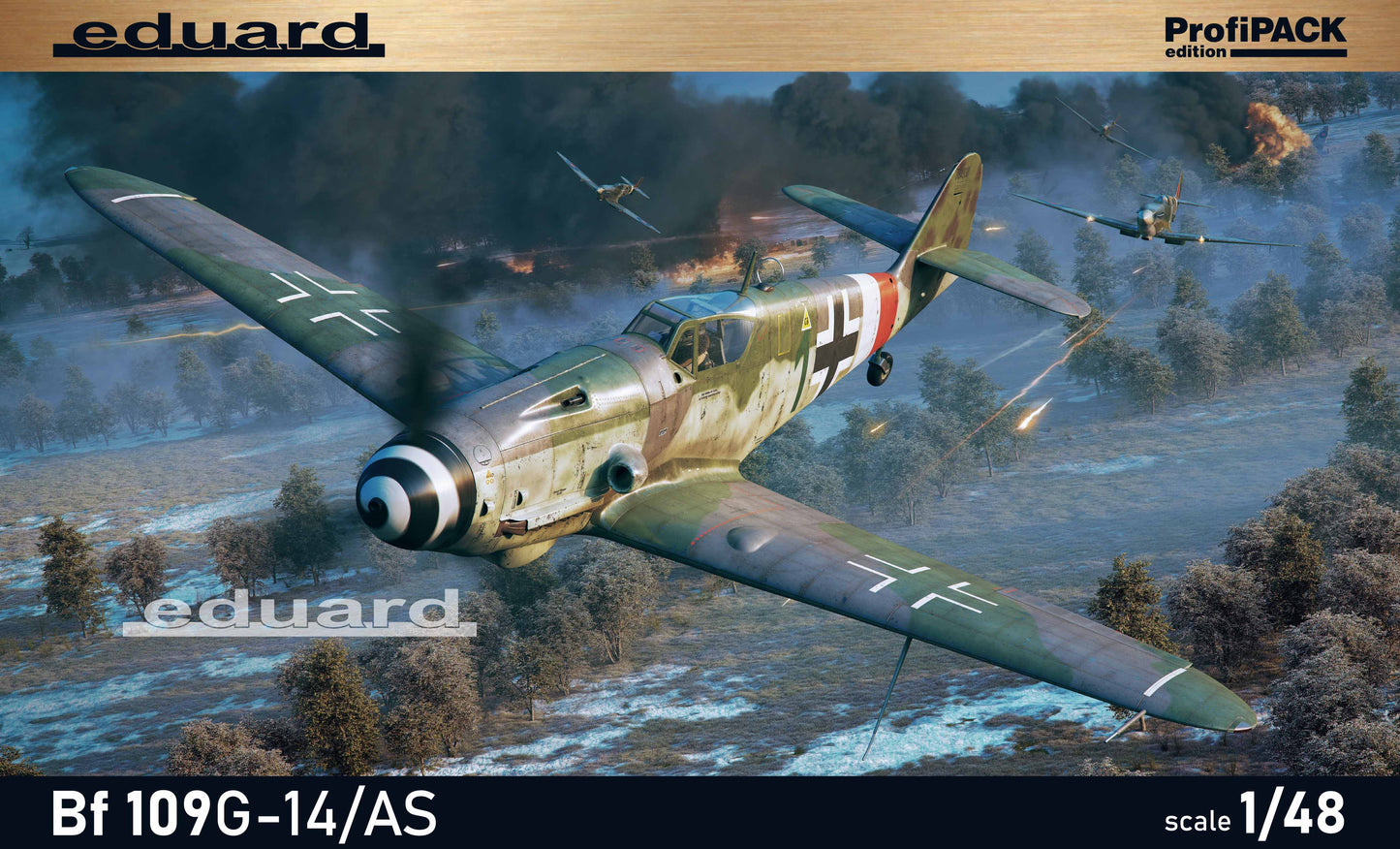 Eduard 82162 1:48 Messerschmitt Bf-109G-14/AS ProfiPACK Edition