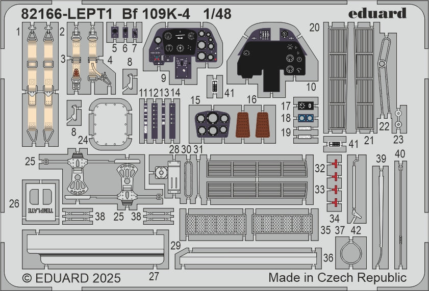 Eduard kits 82166 1:48 Messerschmitt Bf-109K-4  The ProfiPACK edition