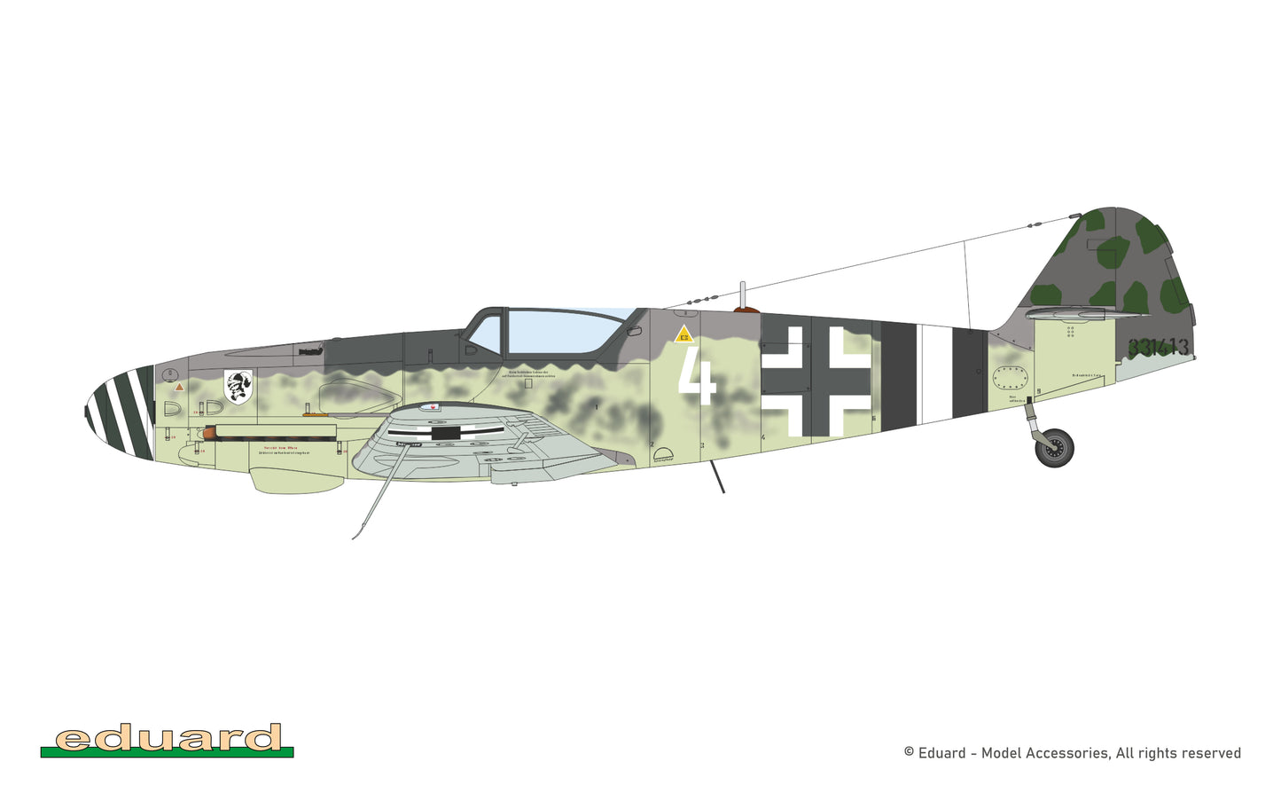 Eduard kits 82166 1:48 Messerschmitt Bf-109K-4  The ProfiPACK edition