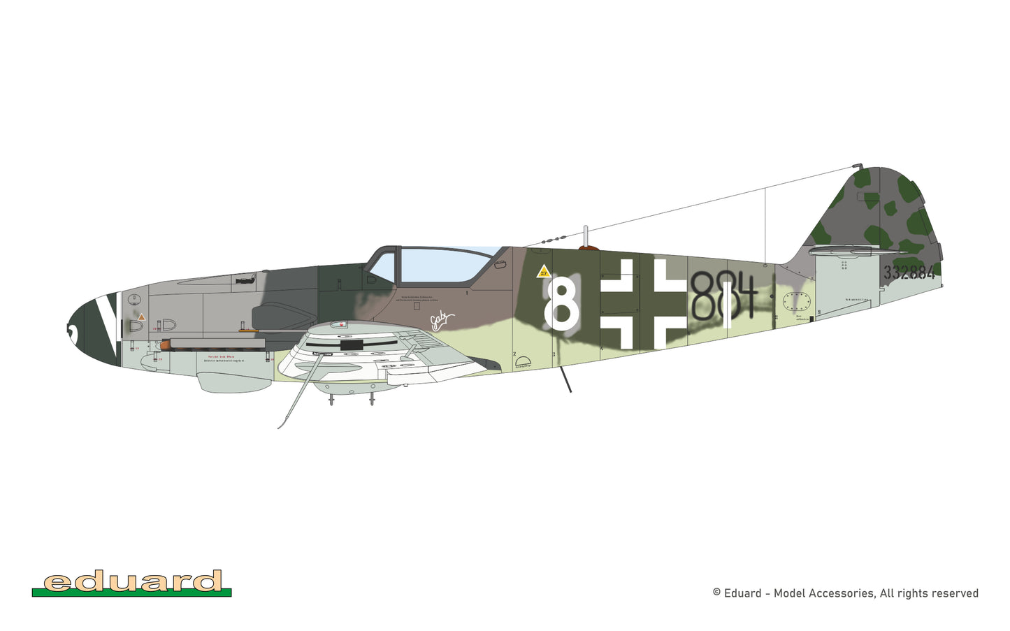 Eduard kits 82166 1:48 Messerschmitt Bf-109K-4  The ProfiPACK edition