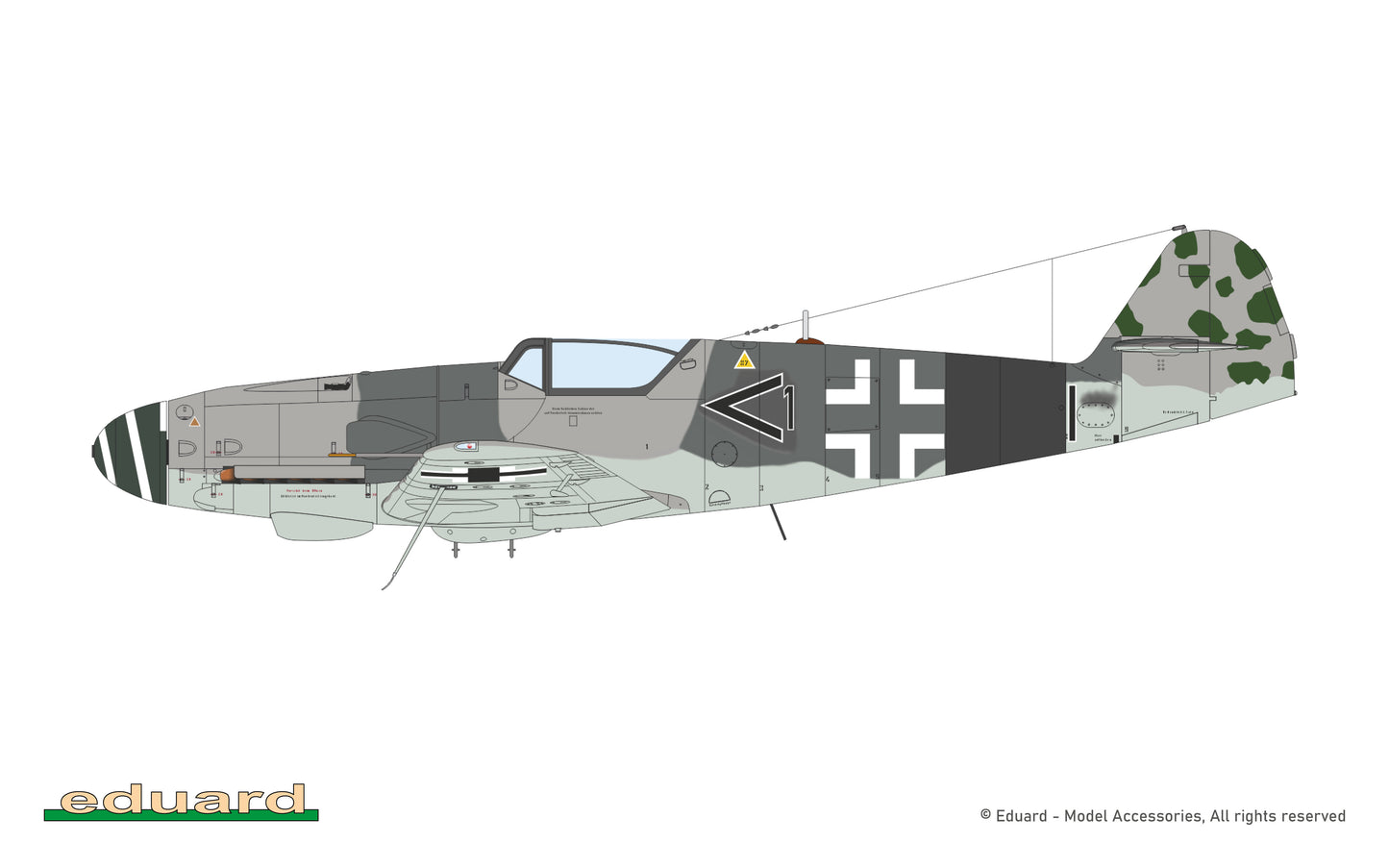 Eduard kits 82166 1:48 Messerschmitt Bf-109K-4  The ProfiPACK edition