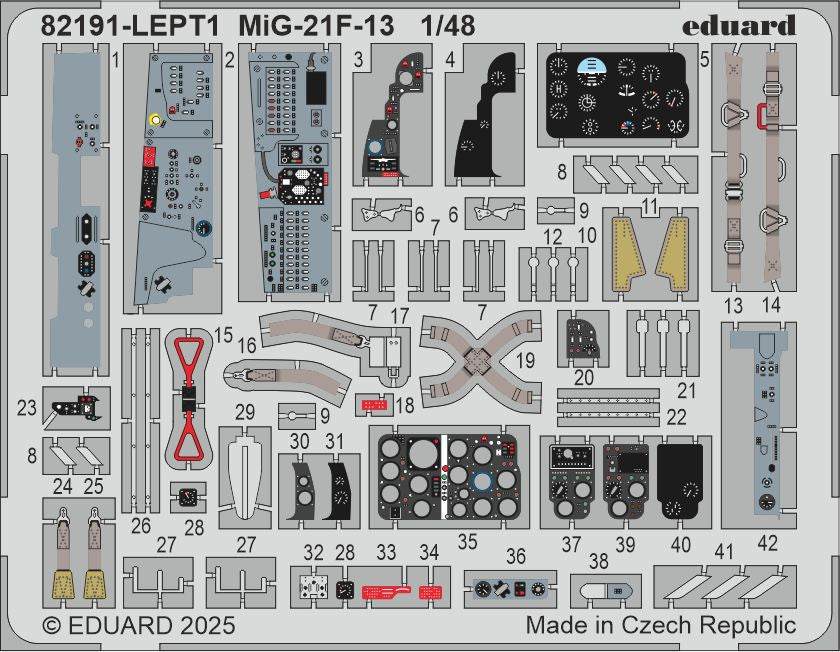 Eduard kits 82191 1:48 Mikoyan MiG-21F-13 1/48 The ProfiPACK edition