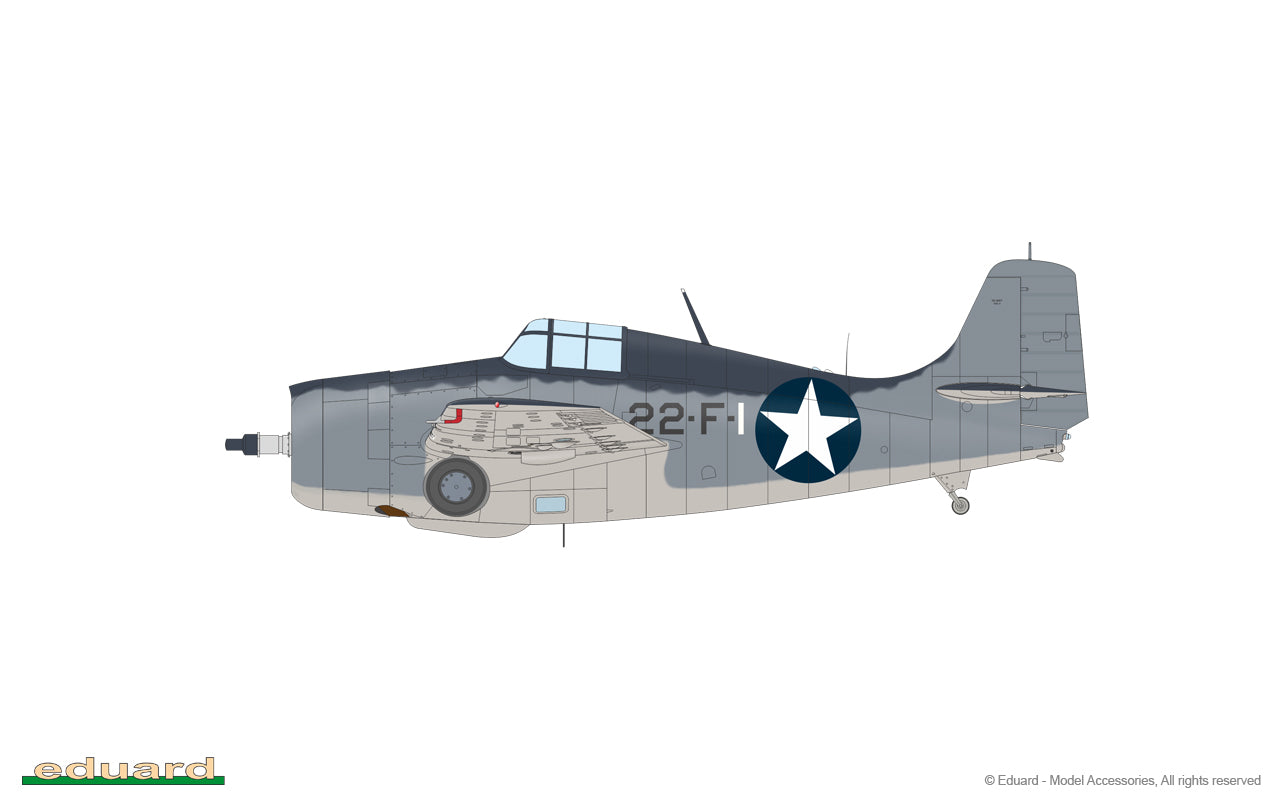 Eduard kits 82203 1:48 Grumman F4F-4 Wildcat late  ProfiPACK edition