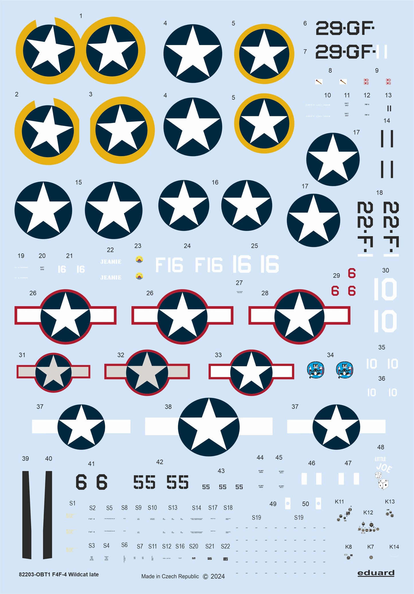 Eduard kits 82203 1:48 Grumman F4F-4 Wildcat late  ProfiPACK edition