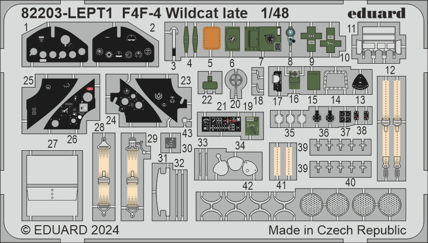 Eduard kits 82203 1:48 Grumman F4F-4 Wildcat late  ProfiPACK edition