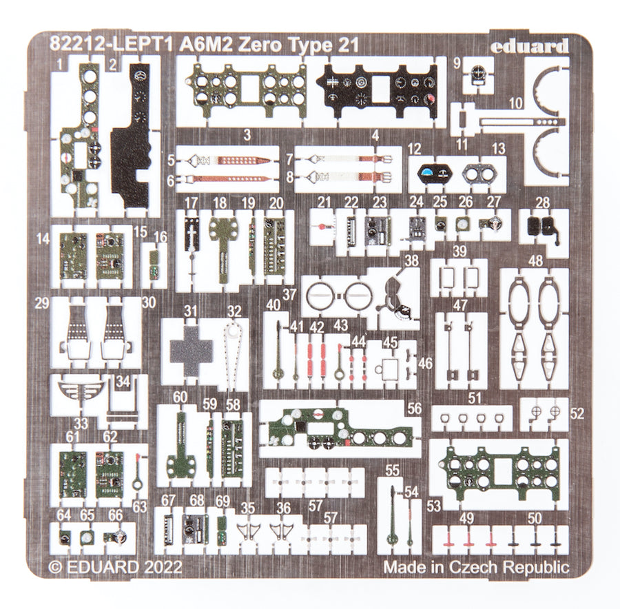 Eduard kits 82212 1:48 Mitsubishi A6M2 Zero Type 21 ProfiPACK edition