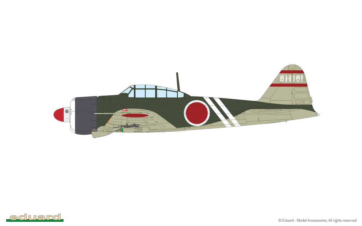 Eduard kits 82212 1:48 Mitsubishi A6M2 Zero Type 21 ProfiPACK edition