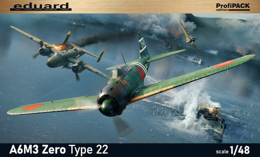 Eduard 82214 1:48 Mitsubishi A6M3 Zero Type 22 ProfiPACK Edition