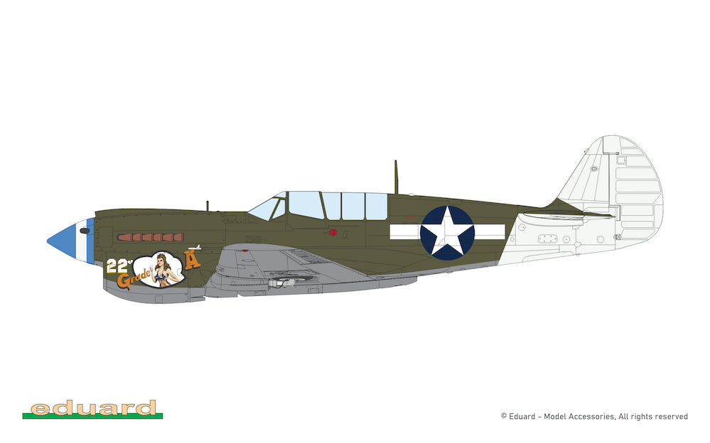 Eduard kits 82242 1:48 Curtiss P-40N Warhawk The ProfiPACK edition