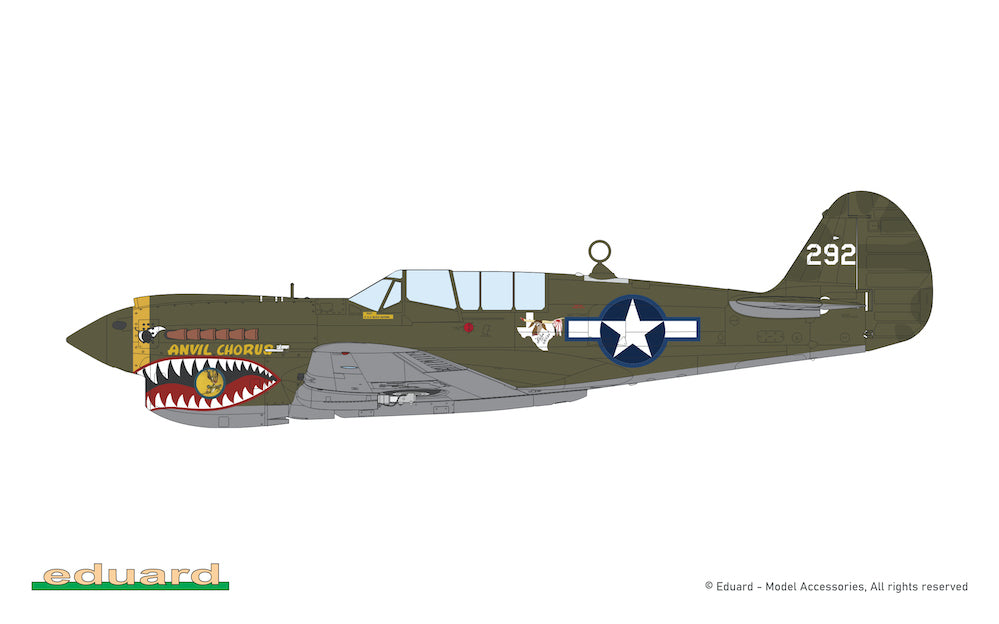 Eduard kits 82242 1:48 Curtiss P-40N Warhawk The ProfiPACK edition