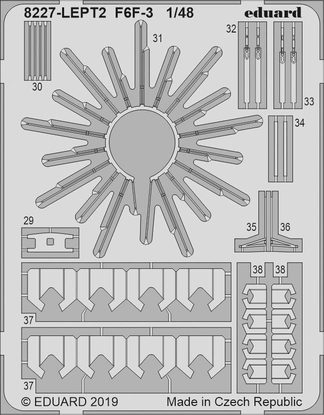 Eduard kits 8227 1:48 Grumman F6F-3  ProfiPACK edition