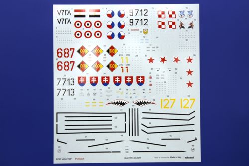 Eduard kits 8231 1:48 Mikoyan MiG-21MF ProfiPACK edition