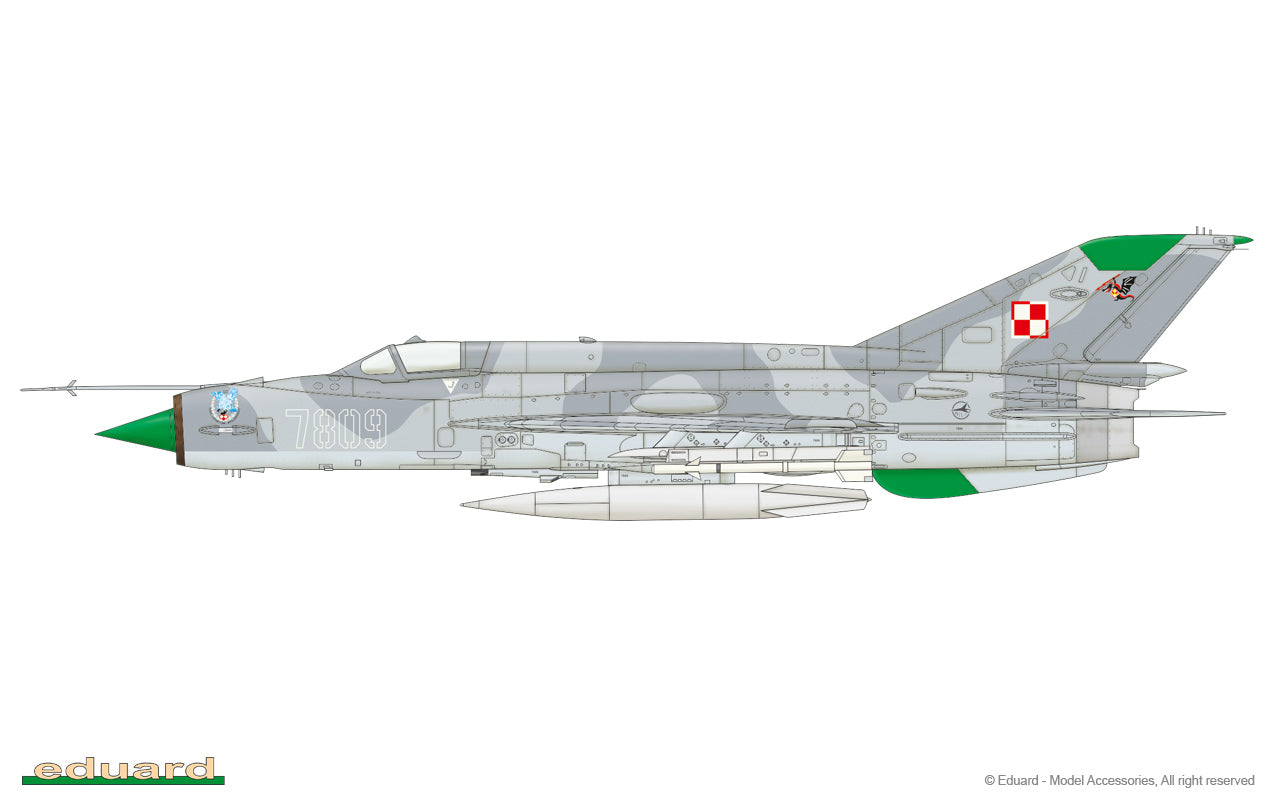 Eduard kits 8231 1:48 Mikoyan MiG-21MF ProfiPACK edition