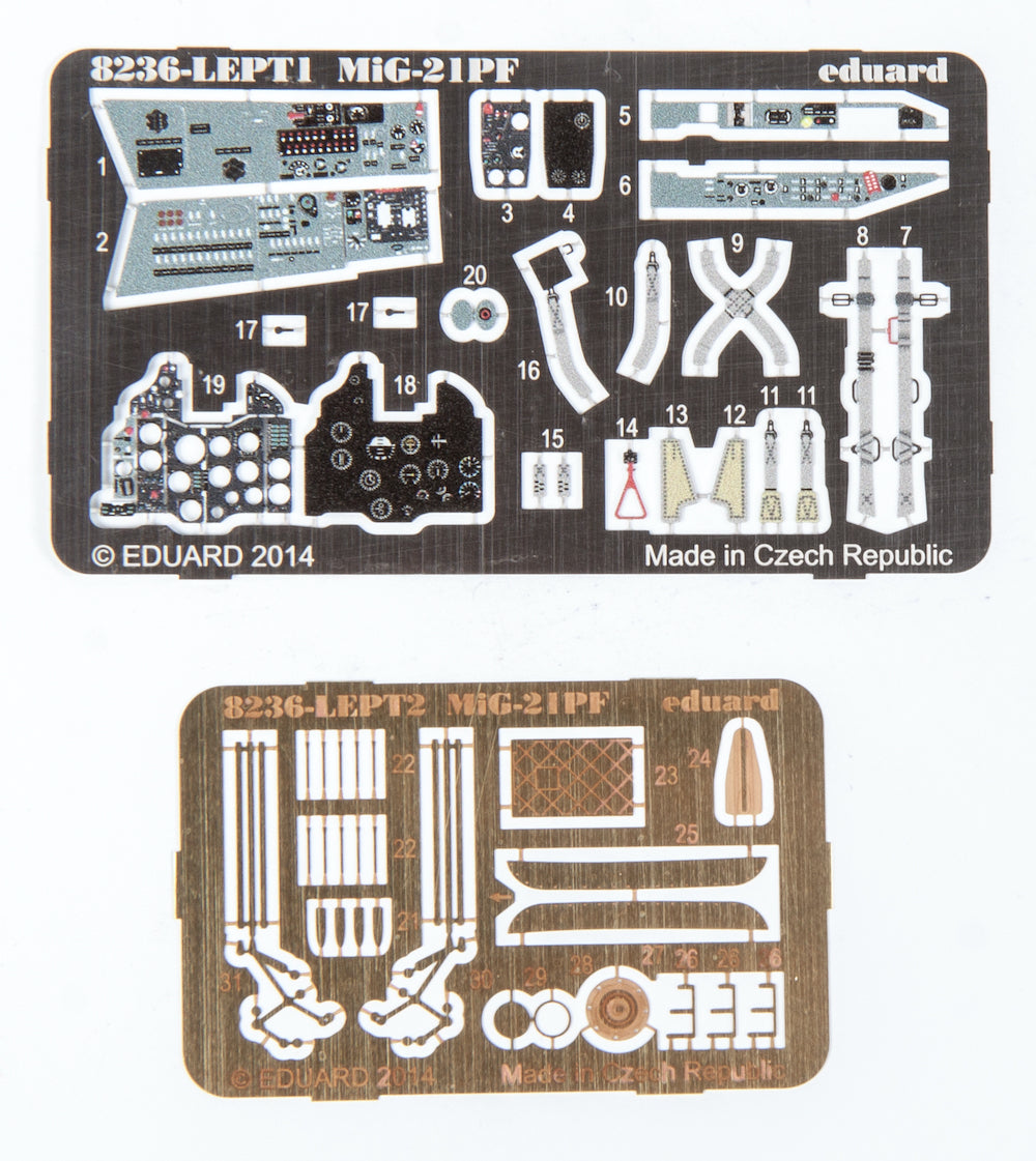 Eduard kits 8236 1:48 Mikoyan MiG-21PF Profipack