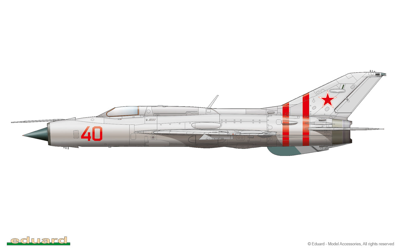 Eduard kits 8236 1:48 Mikoyan MiG-21PF Profipack