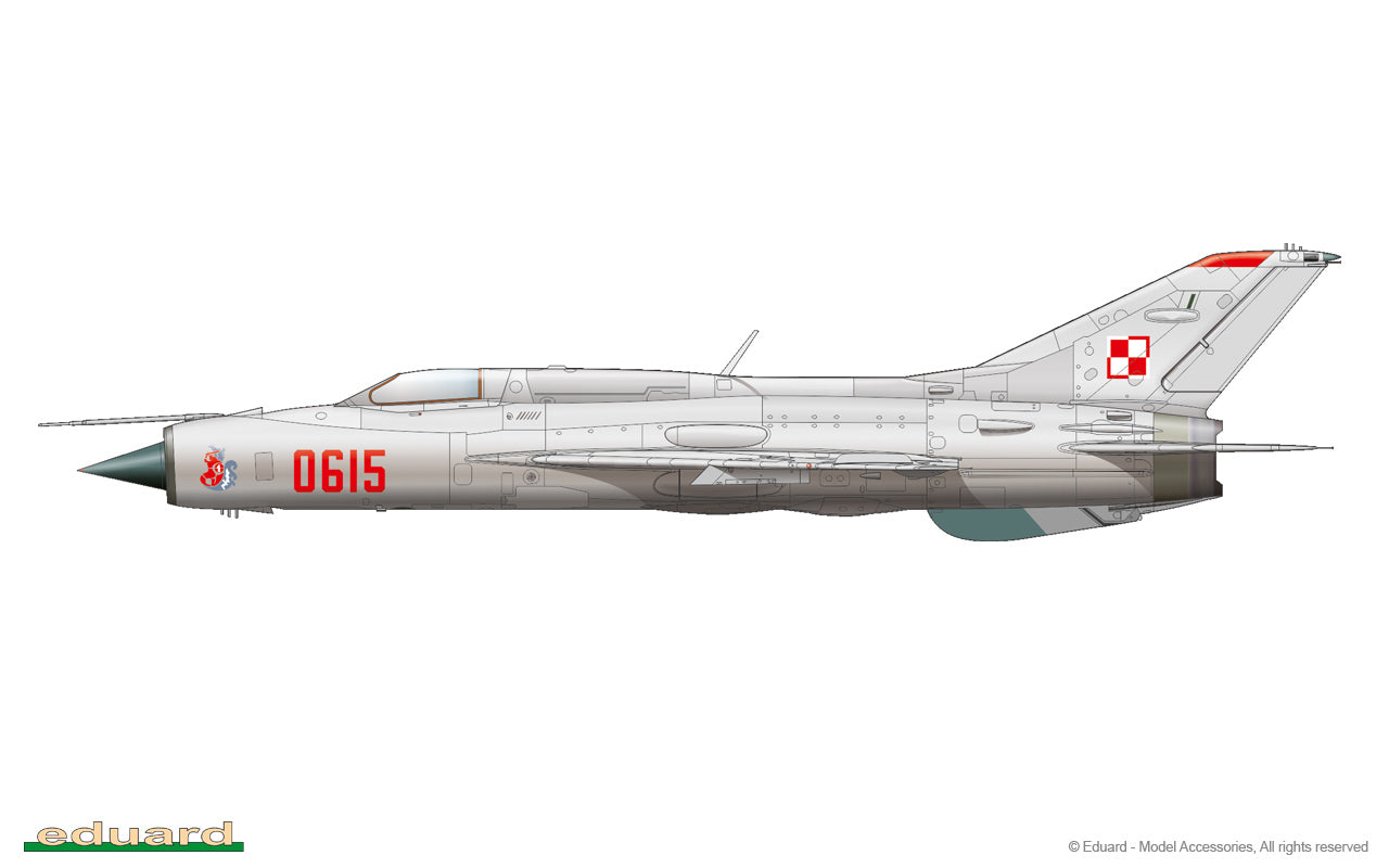 Eduard kits 8236 1:48 Mikoyan MiG-21PF Profipack