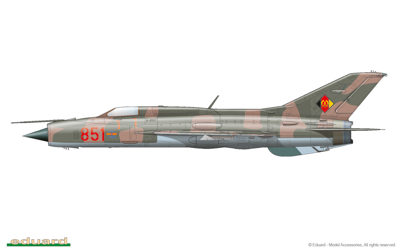 Eduard kits 8236 1:48 Mikoyan MiG-21PF Profipack