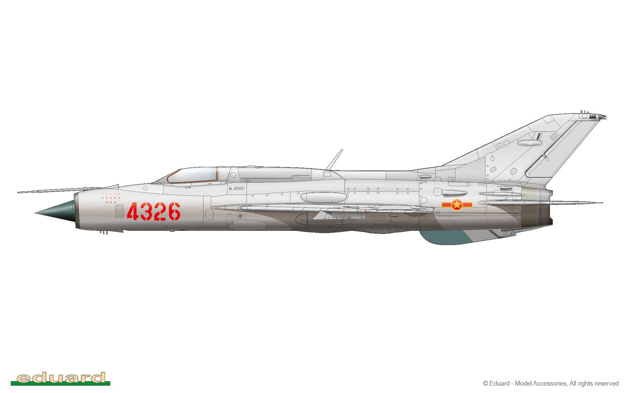 Eduard kits 8236 1:48 Mikoyan MiG-21PF Profipack