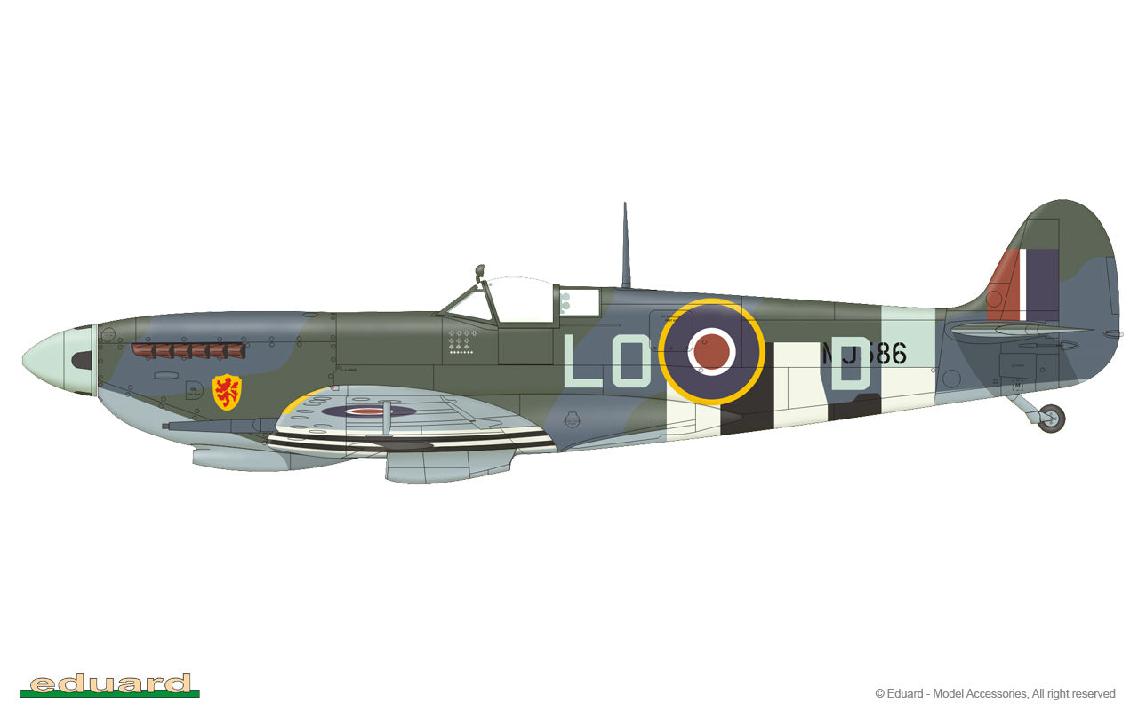 Eduard kits 8281 1:48 Supermarine Spitfire Mk.IXc late version ProfiPACK edition