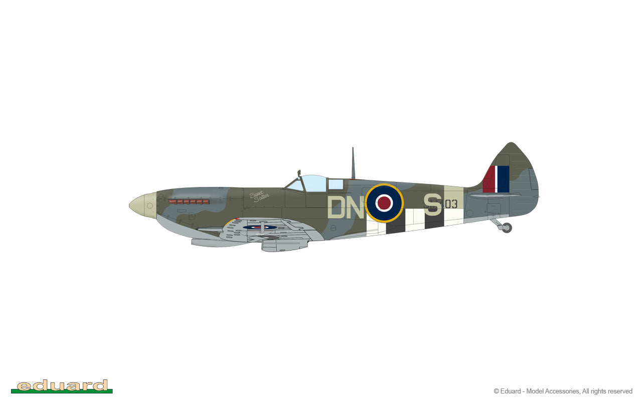 Eduard kits 8286 1:48 Supermarine Spitfire Mk.XVI high back ProfiPACK edition