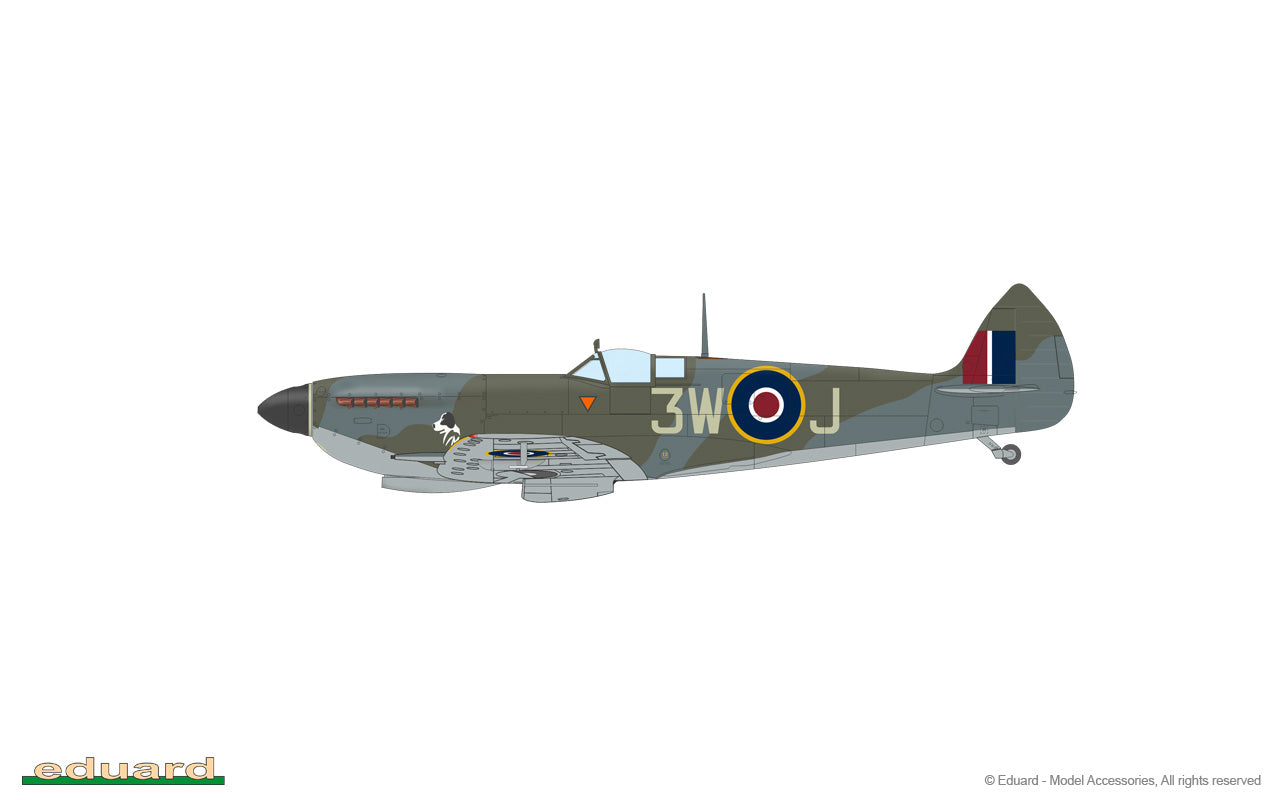 Eduard kits 8286 1:48 Supermarine Spitfire Mk.XVI high back ProfiPACK edition