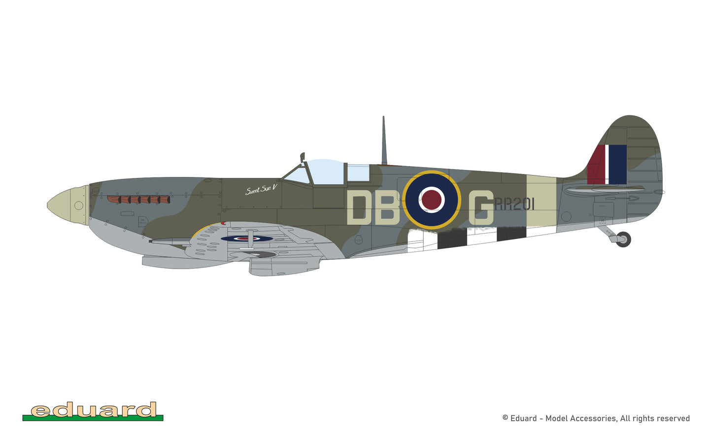 Eduard kits 8288 1:48 Supermarine Spitfire Mk.IXe ProfiPACK edition