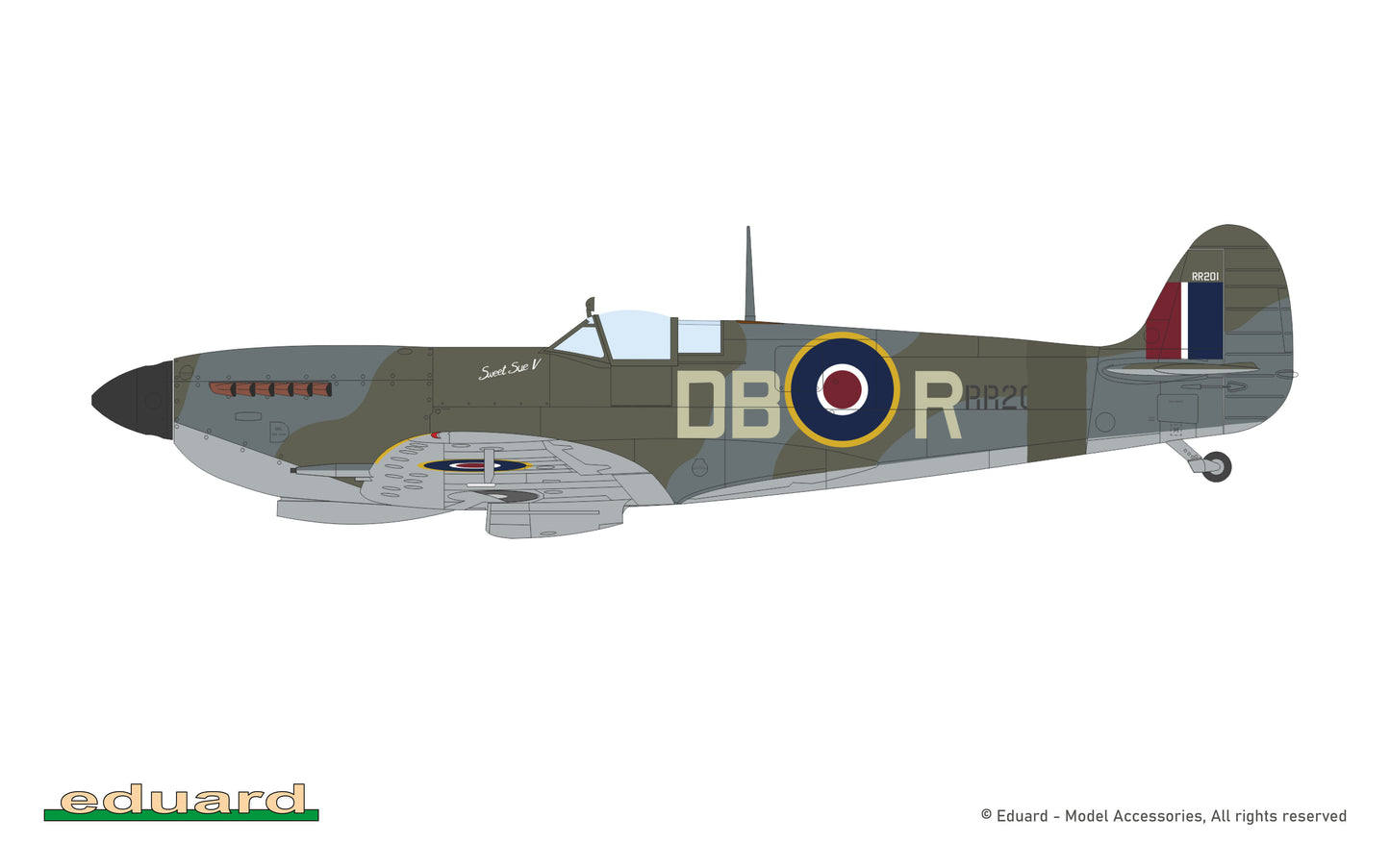 Eduard kits 8288 1:48 Supermarine Spitfire Mk.IXe ProfiPACK edition