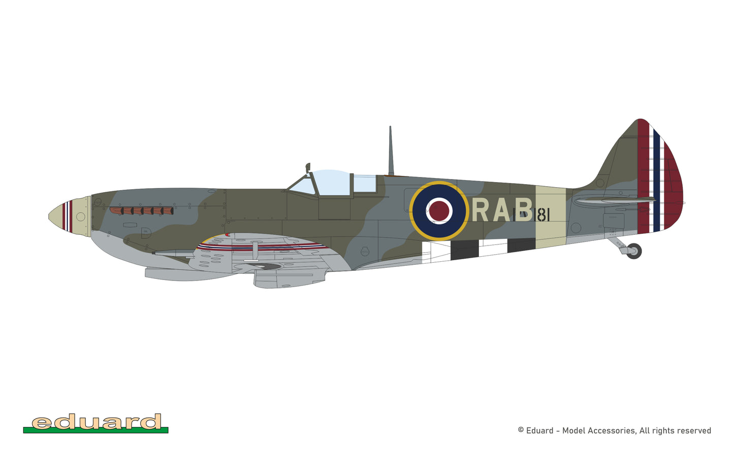 Eduard kits 8288 1:48 Supermarine Spitfire Mk.IXe ProfiPACK edition