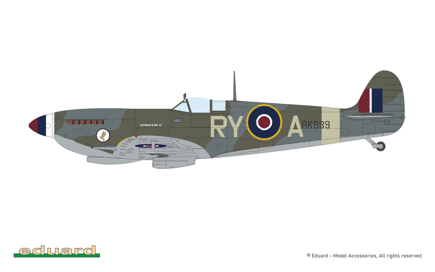 Eduard kits 8288 1:48 Supermarine Spitfire Mk.IXe ProfiPACK edition