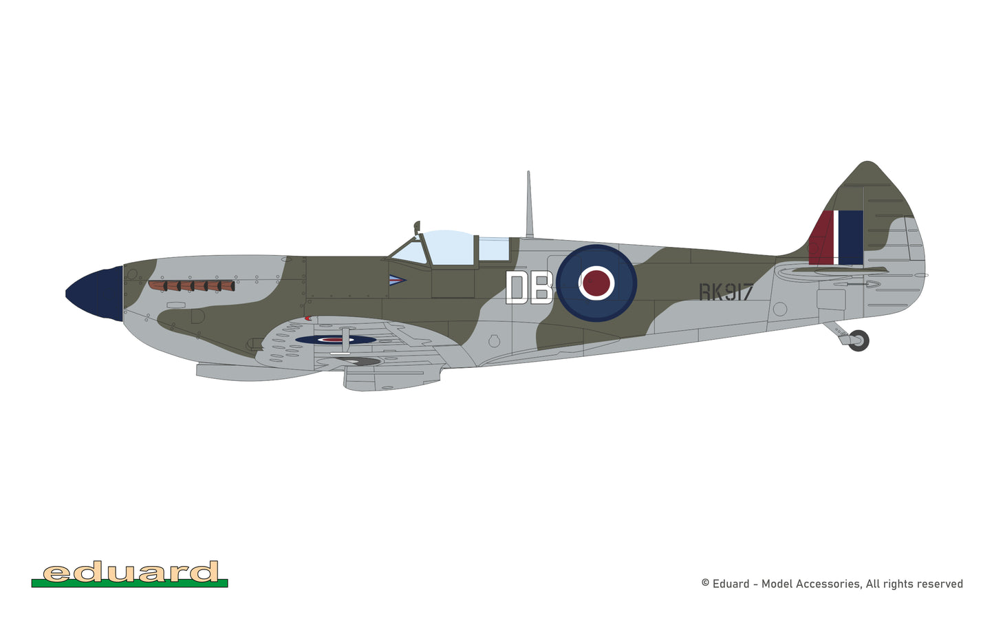 Eduard kits 8288 1:48 Supermarine Spitfire Mk.IXe ProfiPACK edition