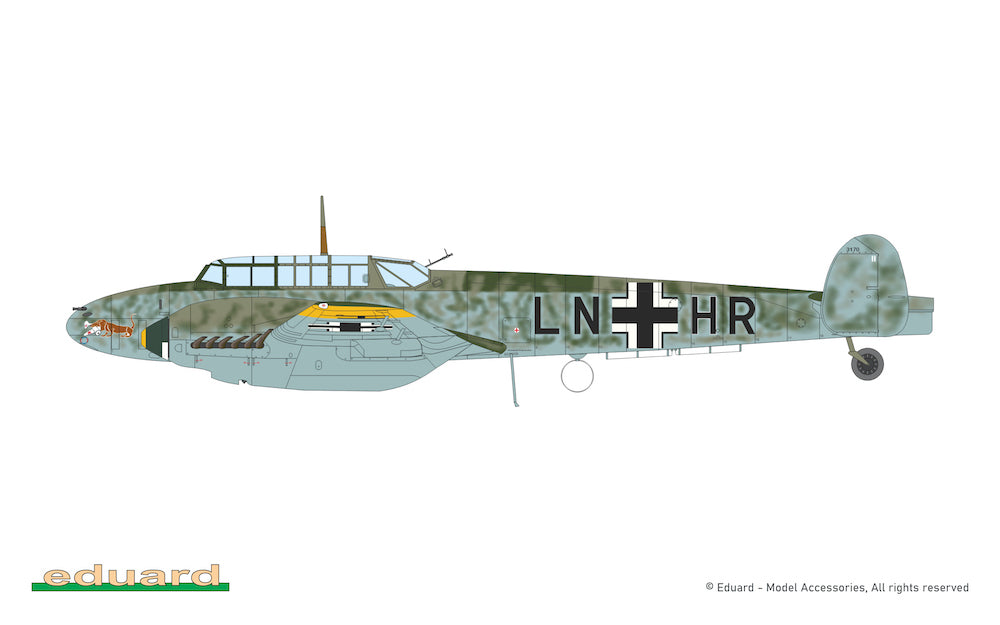Eduard kits 8409 1:48 Messerschmitt Bf-110D